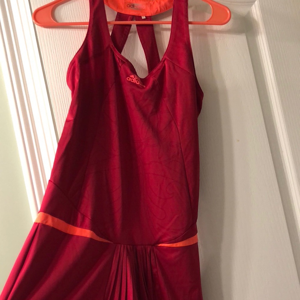 Pink and orange tennis dress